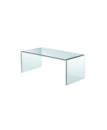 Load image into Gallery viewer, Bent Glass Coffee Table Without Shelf
