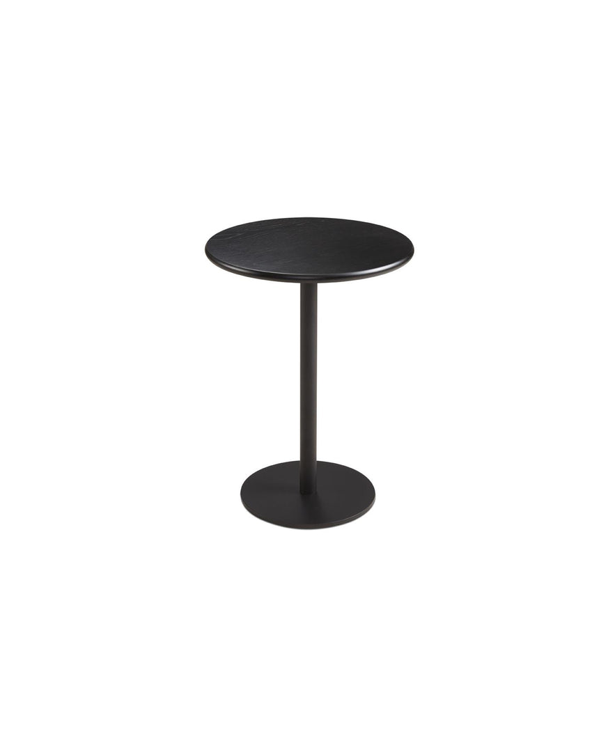 Black Round Console Table #700005