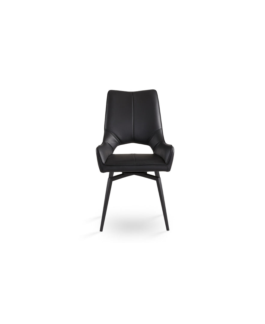 Black Swivel Dining Chair #130031