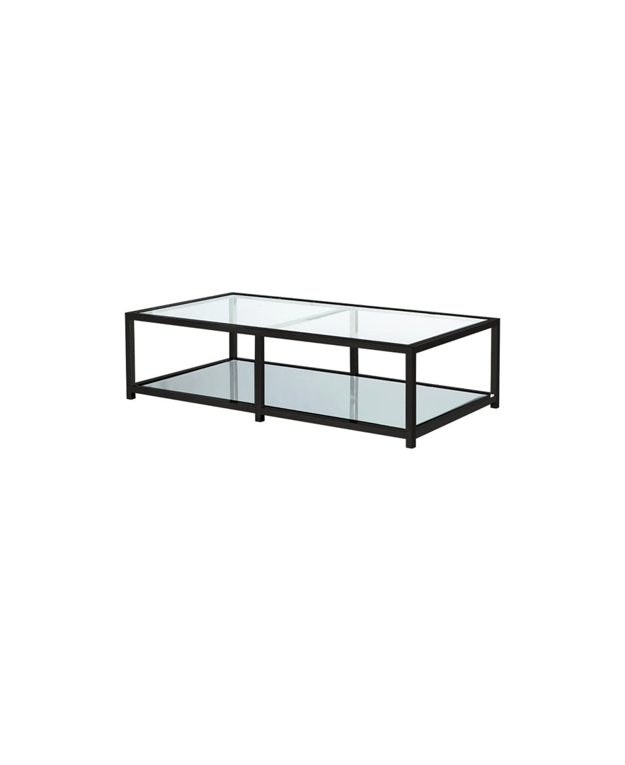 Caspian Black Coffee Table: Rectangular