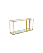 Load image into Gallery viewer, Caspian Console Table: Gold
