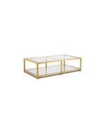 Load image into Gallery viewer, Caspian Gold Coffee Table: Rectangular
