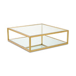 Load image into Gallery viewer, Caspian Square Coffee Table: Gold
