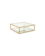 Load image into Gallery viewer, Caspian Square Coffee Table: Gold
