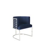 Load image into Gallery viewer, Chamberlain Chair: Blue Velvet
