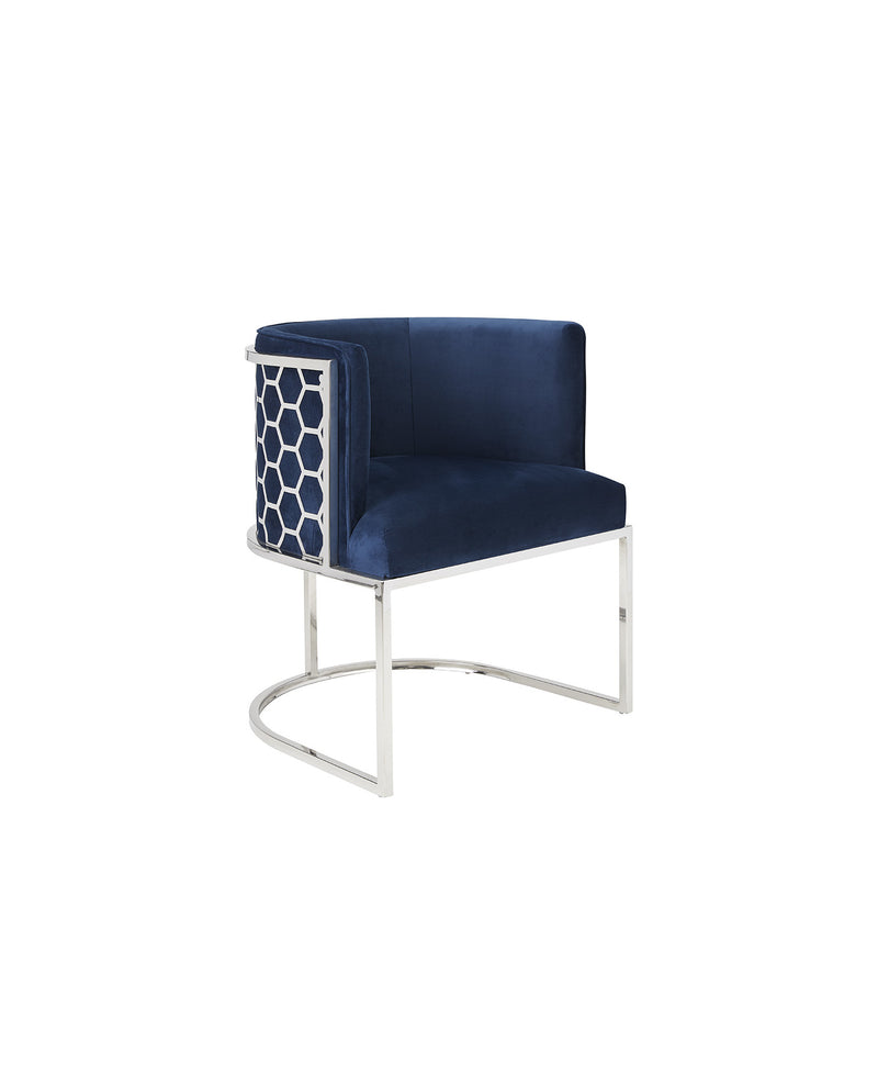 Chamberlain Chair: Blue Velvet