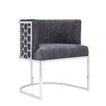 Load image into Gallery viewer, Chamberlain Chair: Charcoal Fabric
