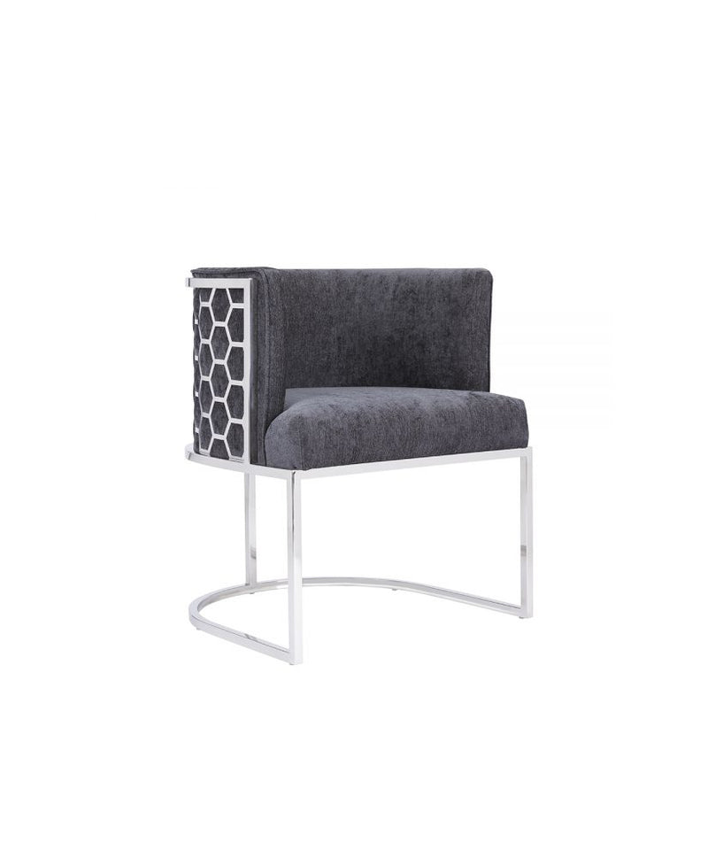Chamberlain Chair: Charcoal Fabric