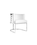Load image into Gallery viewer, Chamberlain Chair: White PU Fabric

