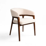 Load image into Gallery viewer, CHANLER CHAIR GY-DC-2987 White linen fabric
