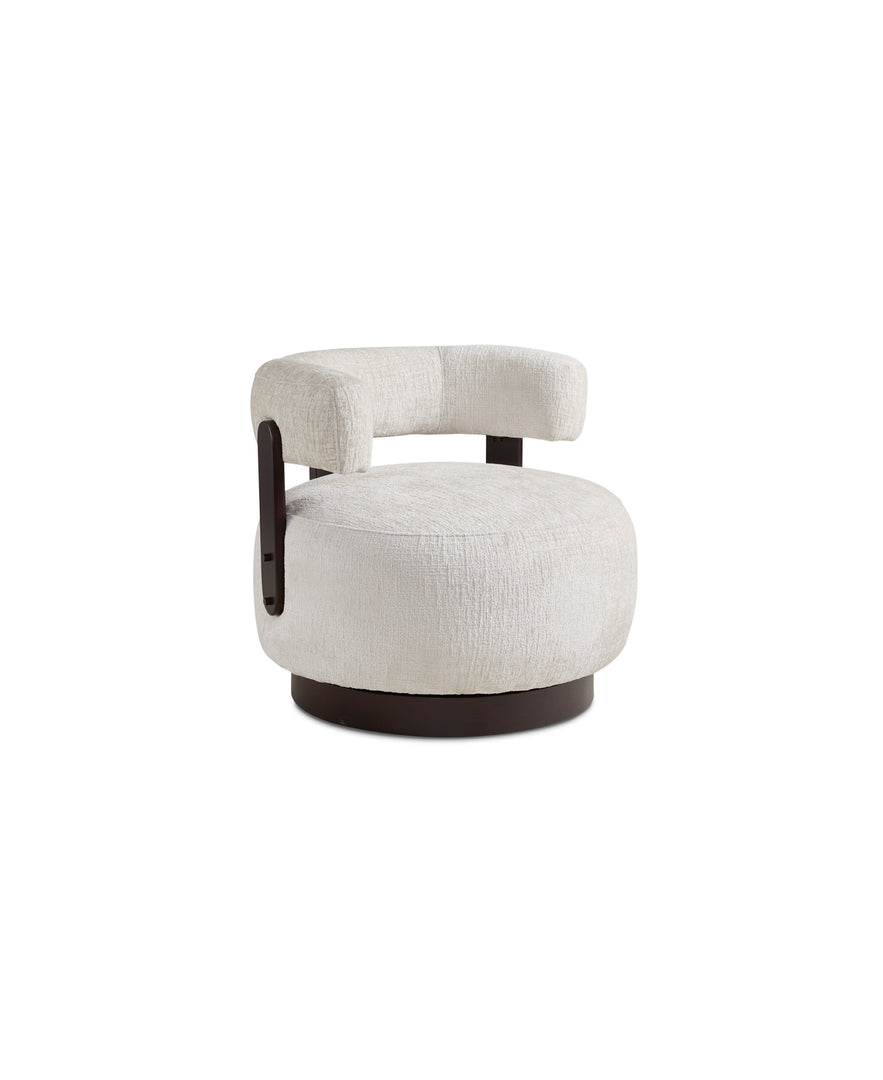 Cornwell Accent Chair: Taupe Linen