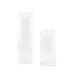 Load image into Gallery viewer, Crystal Acrylic Hexagonal Candle Holders (Set of 2)
