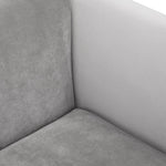 Load image into Gallery viewer, Grey Velvet Accent Chair #010028
