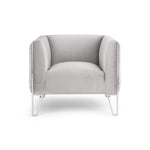 Load image into Gallery viewer, Grey Velvet Accent Chair #010028
