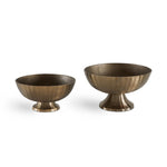 Load image into Gallery viewer, Decorative Bowls (Set of 2): Antique Brass
