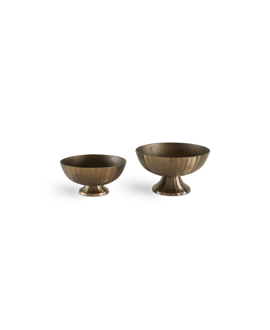 Decorative Bowls (Set of 2): Antique Brass