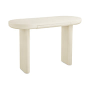 Edgar Console Table/Desk: Ivory
