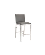 Load image into Gallery viewer, Emario Counter Chair: Grey Leatherette
