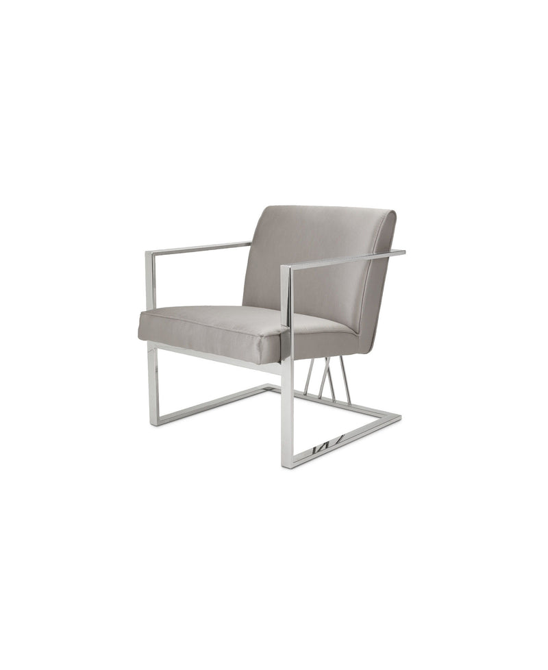 Fairmont Chair: Silver Satin