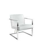 Load image into Gallery viewer, Fairmont Chair: White Leatherette
