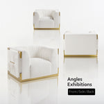 Load image into Gallery viewer, Vanilla Creme Accent Chair #010015
