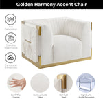 Load image into Gallery viewer, Vanilla Creme Accent Chair #010015
