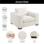 Load image into Gallery viewer, White Urban Retreat Accent Chair #010016

