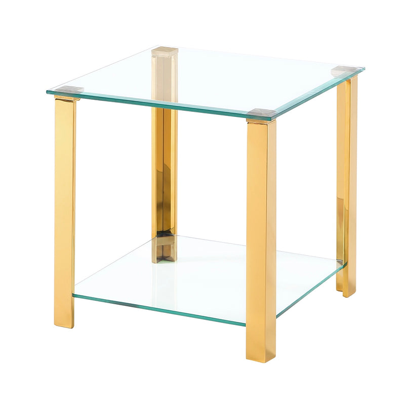 Glass End Table