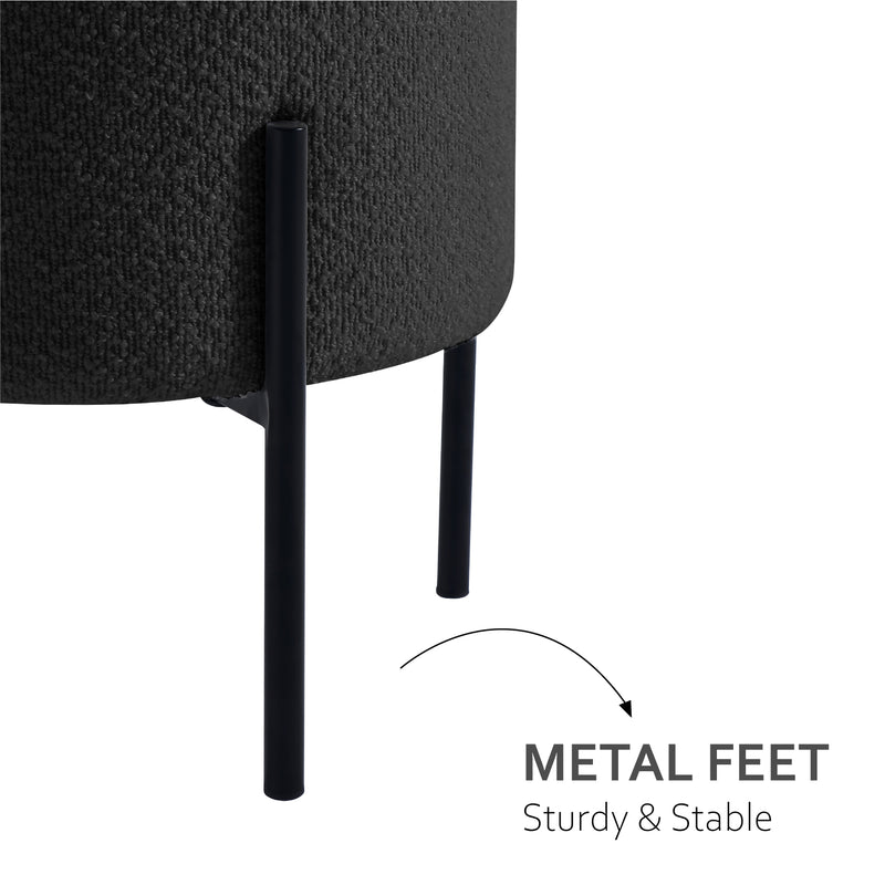 Black Multifunctional Stool 