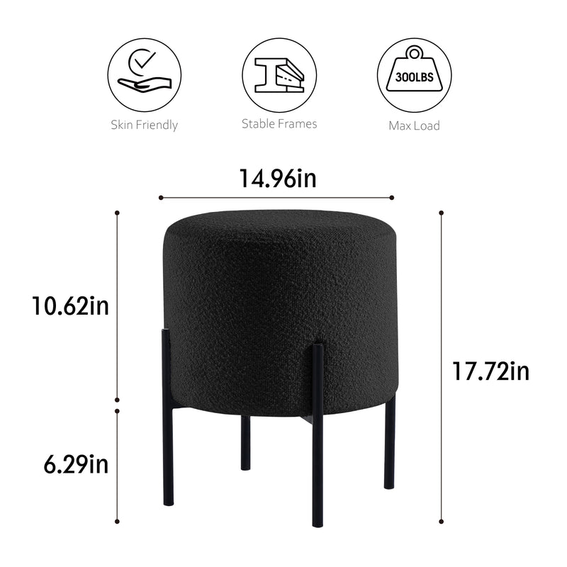 Black Multifunctional Stool 