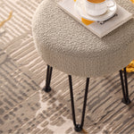 Load image into Gallery viewer, Khaki Vanity Stool #100032
