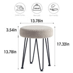 Load image into Gallery viewer, Khaki Vanity Stool #100032
