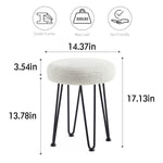 Load image into Gallery viewer, Beige Vanity Stool #100031
