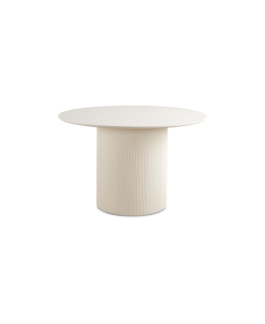 Harmony Dining Table: Ivory