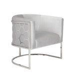 Load image into Gallery viewer, Honeycomb Chair: Grey Velvet
