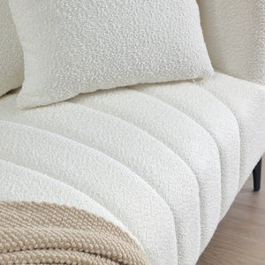 White Tufted Sofa 2 Seaters #020003 Get set style furniture