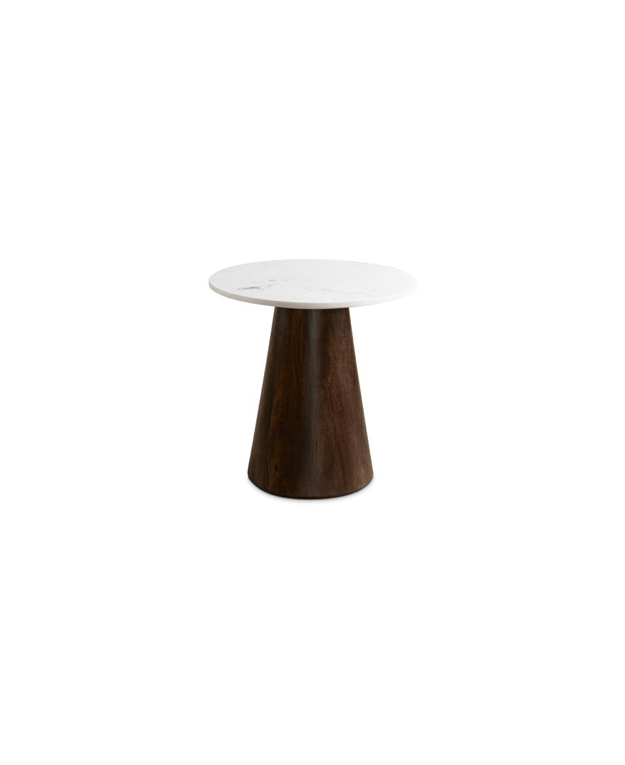 Jagger End Table: White