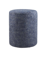Load image into Gallery viewer, Linen Round Ottoman
