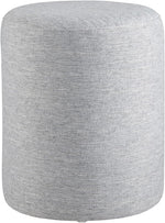 Load image into Gallery viewer, Linen Round Ottoman
