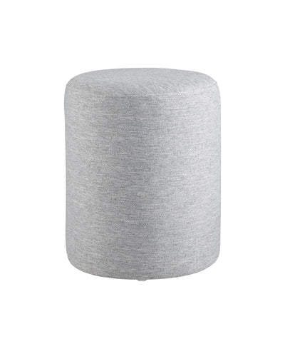 Linen Round Ottoman