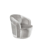 Load image into Gallery viewer, Lucien Accent Chair: Grey Velvet
