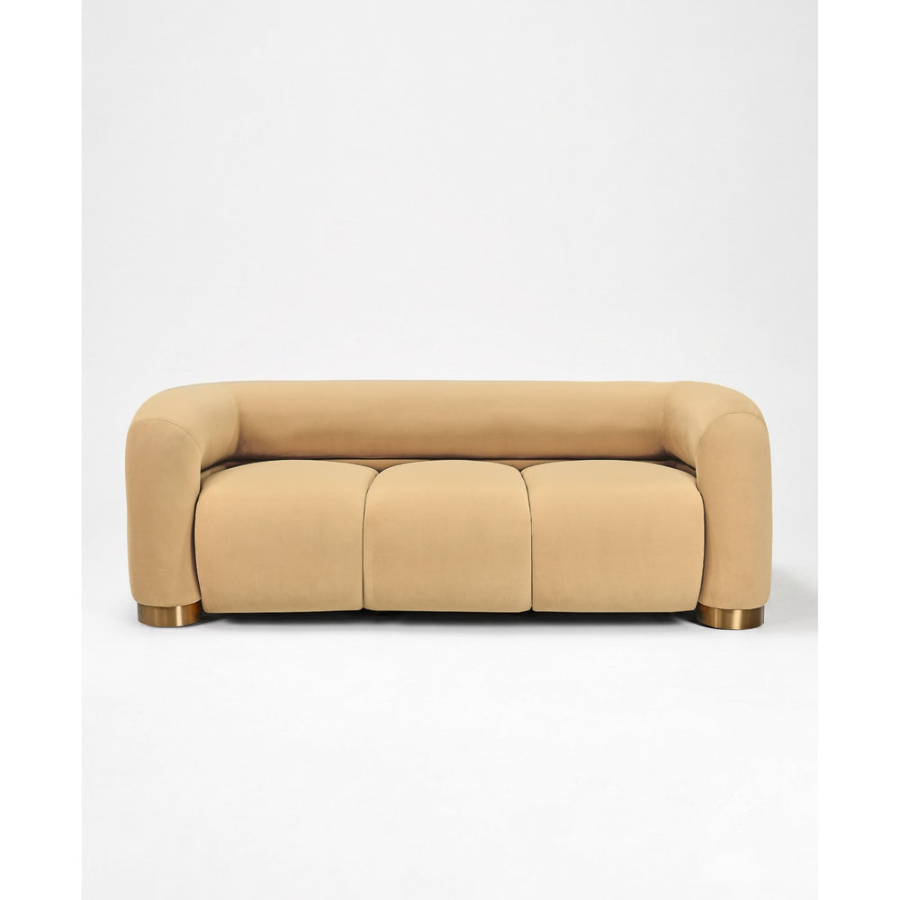 Aurelia Channel-Tufted Sofa (Camel) Get Set Style Furniture