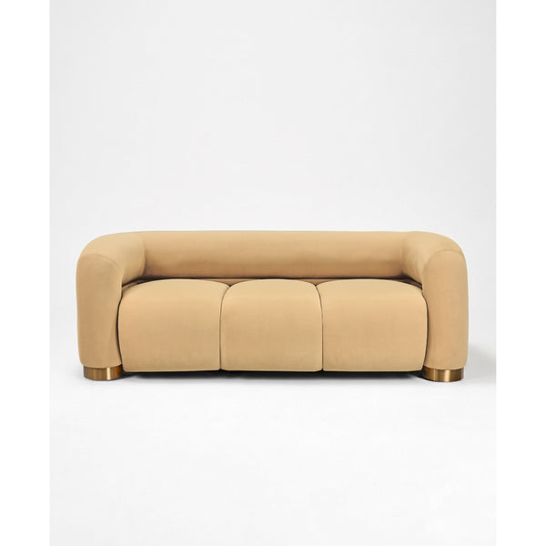 Aurelia Channel-Tufted Sofa (Camel) Get Set Style Furniture