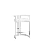Load image into Gallery viewer, Majestic Counter Chair: White Leatherette
