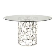 Mario Dining Table (Silver)