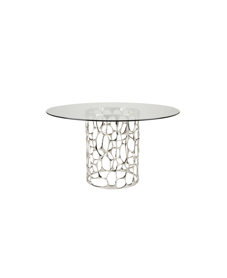 Mario Dining Table (Silver)