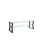 Load image into Gallery viewer, Noa Black Metal TV Table
