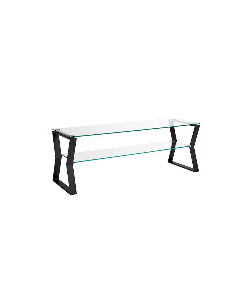 Noa Black Metal TV Table