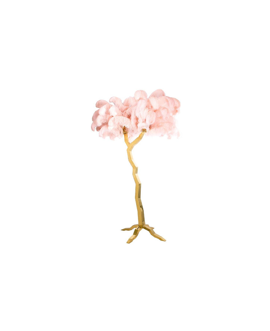 OSTRICH Tree, gold frame
