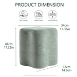 Load image into Gallery viewer, Flower Shaped Accent Stool: Plush petal-shaped ottoman. Adds a chic, cozy touch to your living room, bedroom, or vanity (Green)